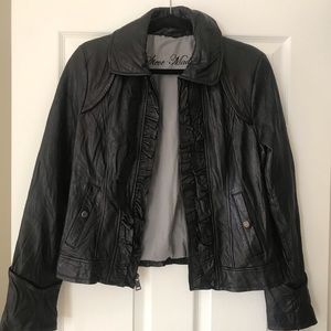Steve Madden black leather jacket